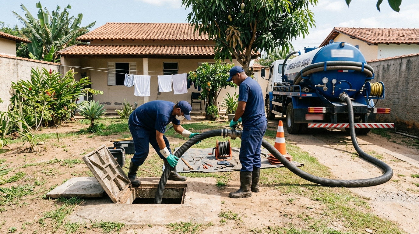 Limpeza de fossa séptica em Aracaju-SE